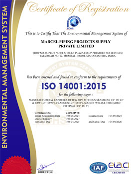 ISO 14001:2015 Certificate MarcelForged